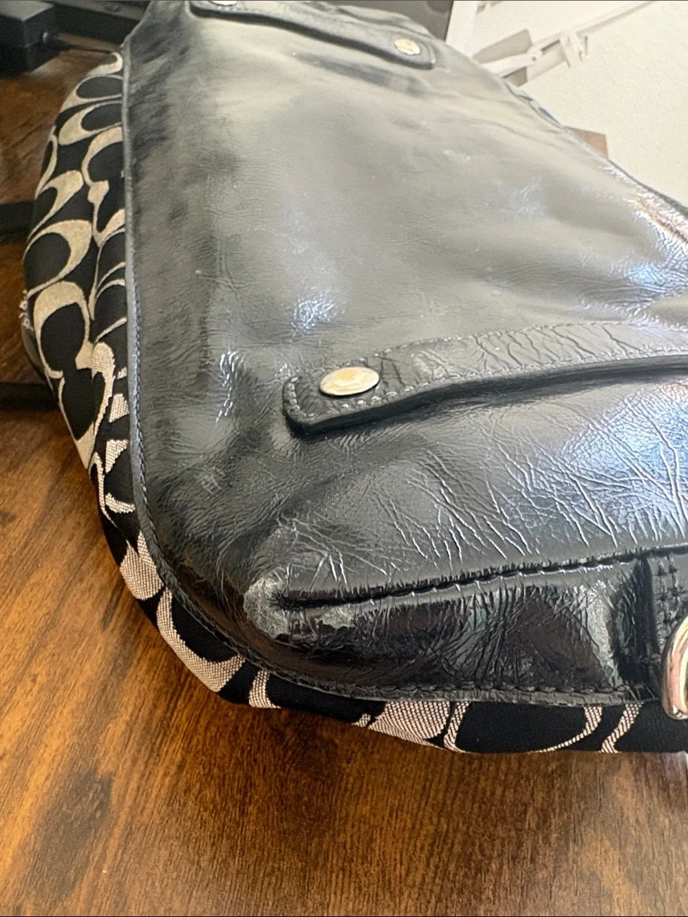 COACH Signature Ashley Satchel Bag